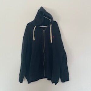 Ralph Lauren Polo Men’s Thermal Zip-Up Hoodie – Size 5XB - Size Blue